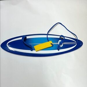 Doll Blue Surfboard with Yellow Strap (fits 18” dolls)